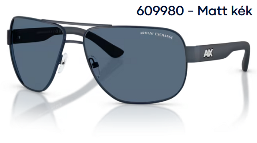 Image of Armani Exchange AX4165S 609980 - Matt kék férfi napszemüveg
