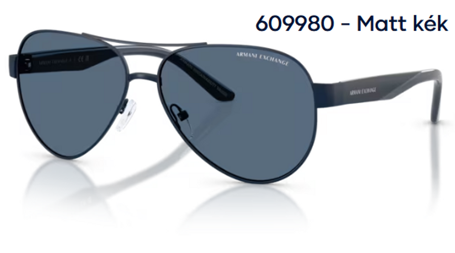 Image of Armani Exchange AX2034S 609980 - Matt kék férfi napszemüveg
