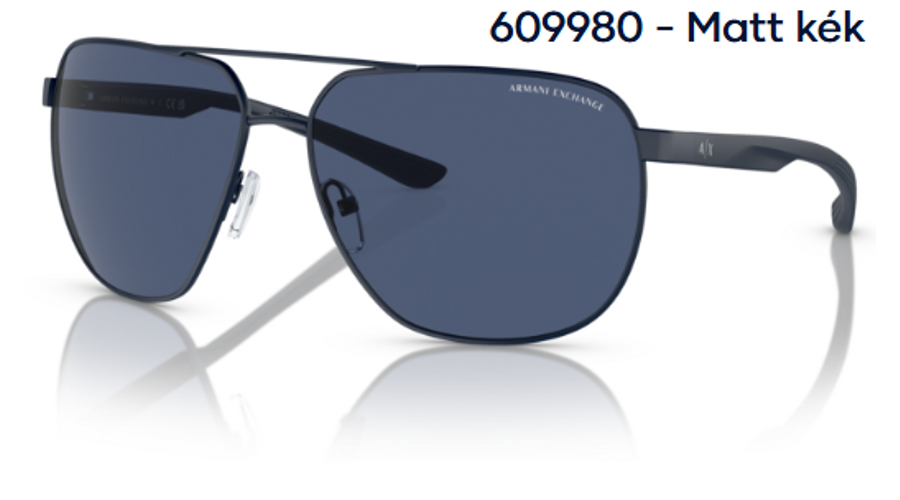 Image of Armani Exchange AX2047S 609980 - Matt kék férfi napszemüveg