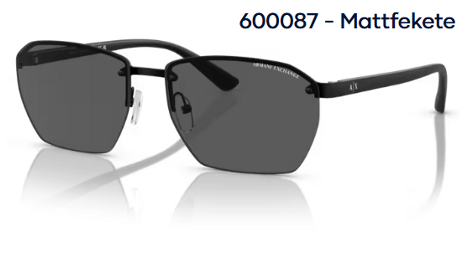 Image of Armani Exchange AX2048S 600087 - Mattfekete férfi napszemüveg