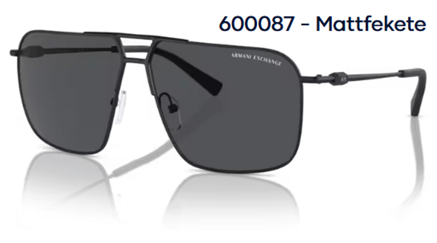 Image of Armani Exchange AX2050S 600087 - Mattfekete férfi napszemüveg
