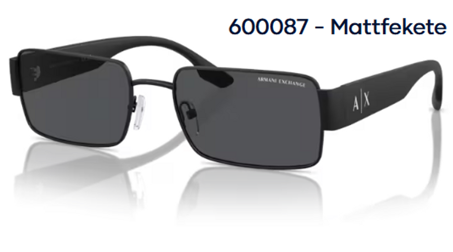 Image of Armani Exchange AX2052S 600087 - Mattfekete férfi napszemüveg