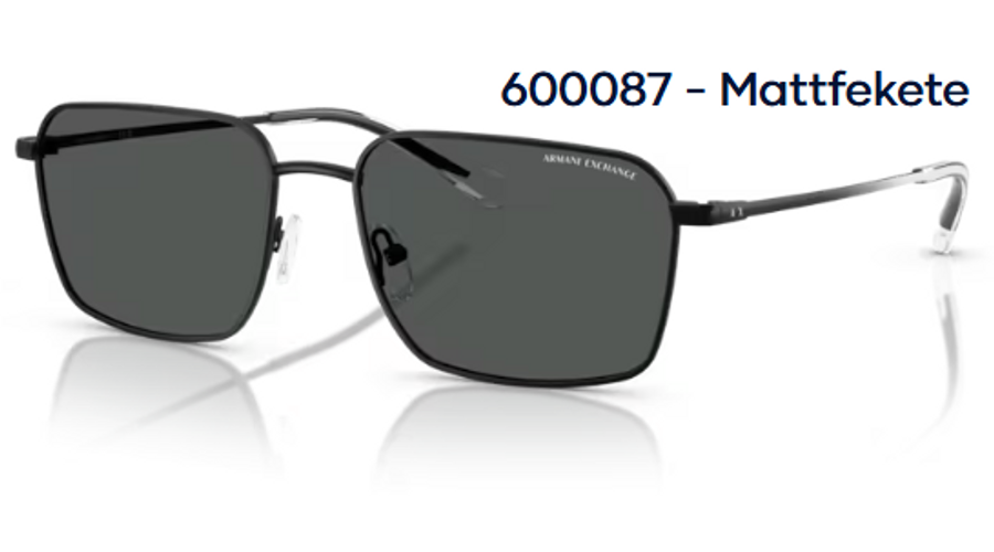 Image of Armani Exchange AX2053S 600087 - Mattfekete férfi napszemüveg