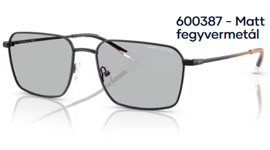 Image of Armani Exchange AX2053S 600387 - Matt fegyvermetál férfi napszemüveg