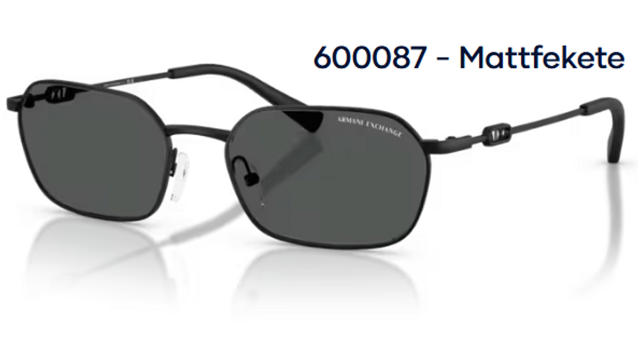 Image of Armani Exchange AX2056S 600087 - Mattfekete unisex napszemüveg