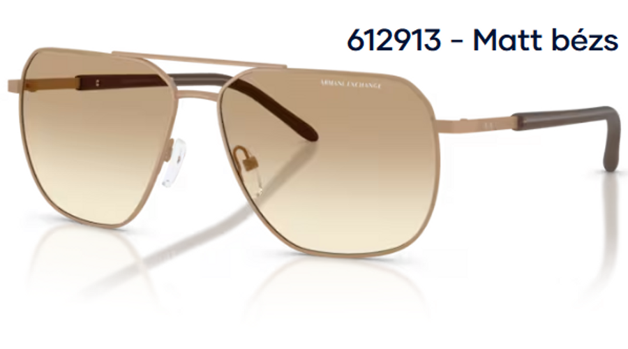 Image of Armani Exchange AX2057S 612913 - Matt bézs férfi napszemüveg