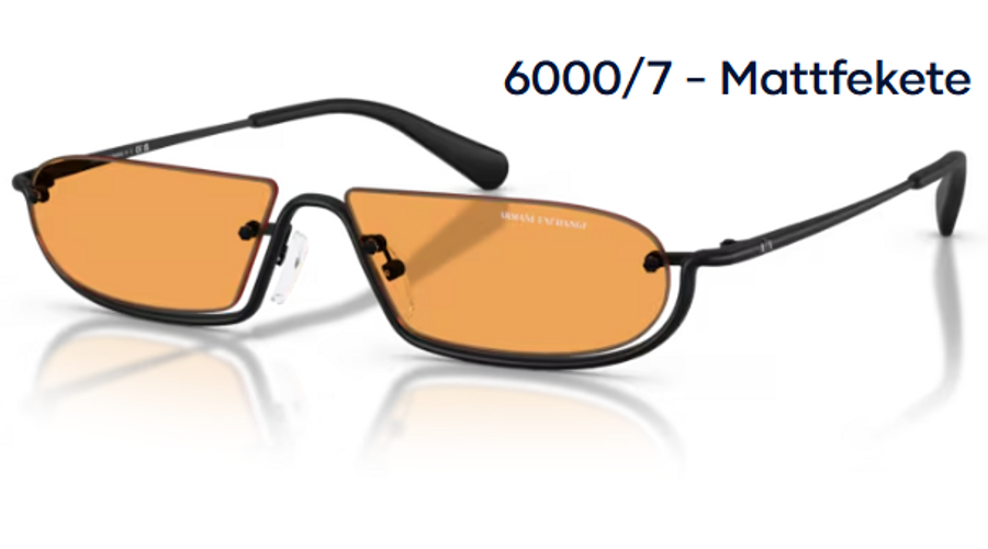 Image of Armani Exchange AX2058S 6000/7 - Mattfekete férfi napszemüveg
