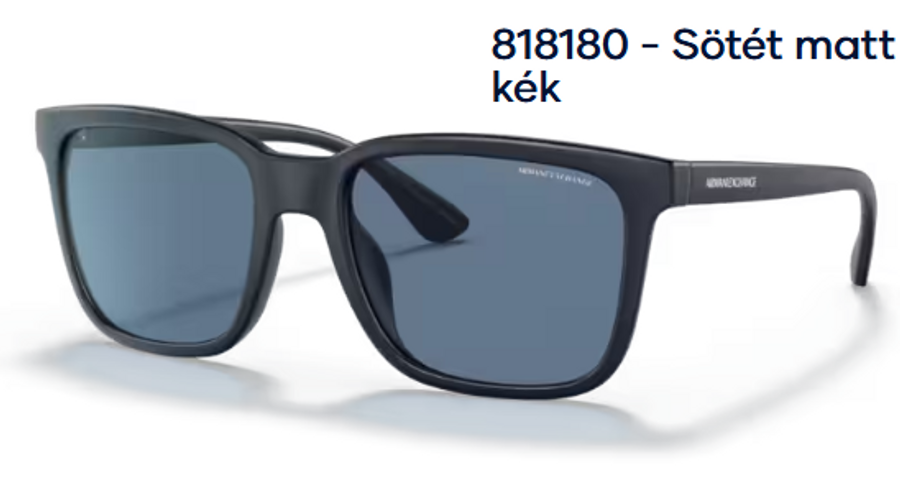 Image of Armani Exchange AX4112SU 818180 - Sötét matt kék férfi napszemüveg