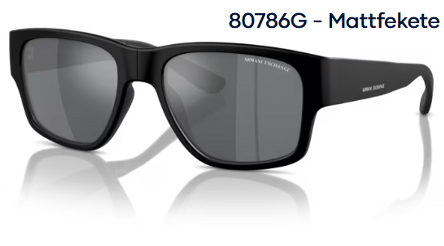 Image of Armani Exchange AX4141SU 80786G - Mattfekete férfi napszemüveg