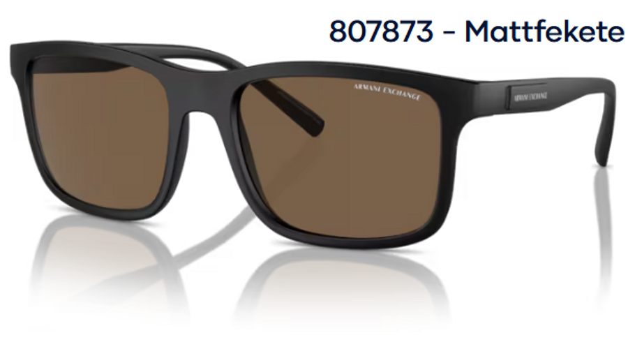 Image of Armani Exchange AX4145S 807873 - Mattfekete férfi napszemüveg