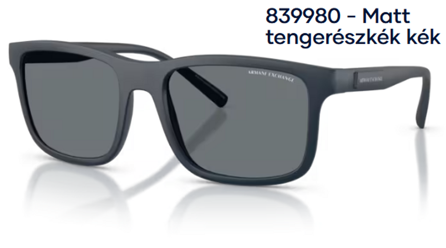 Image of Armani Exchange AX4145S 839980 - Matt tengerészkék kék férfi napszemüveg