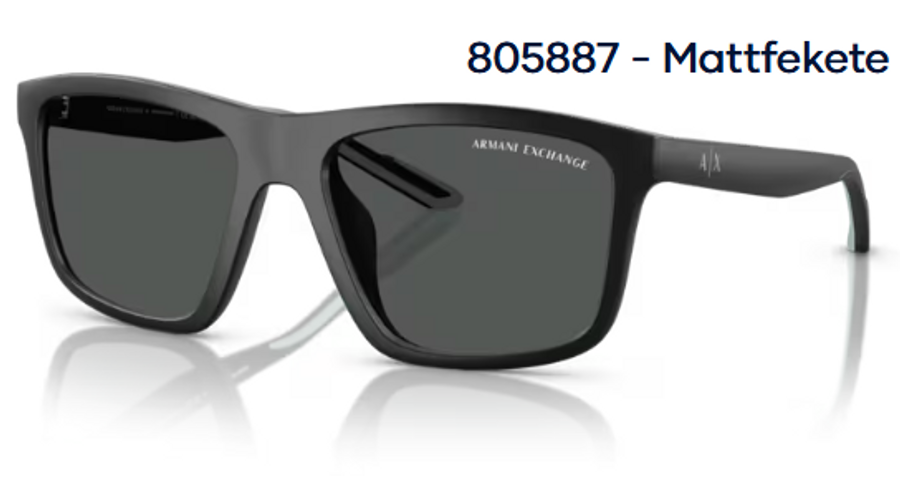 Image of Armani Exchange AX4149SU 805887 - Mattfekete férfi napszemüveg