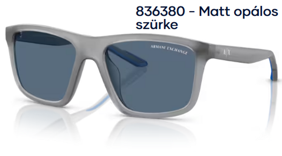 Image of Armani Exchange AX4149SU 836380 - Matt opálos szürke férfi napszemüveg