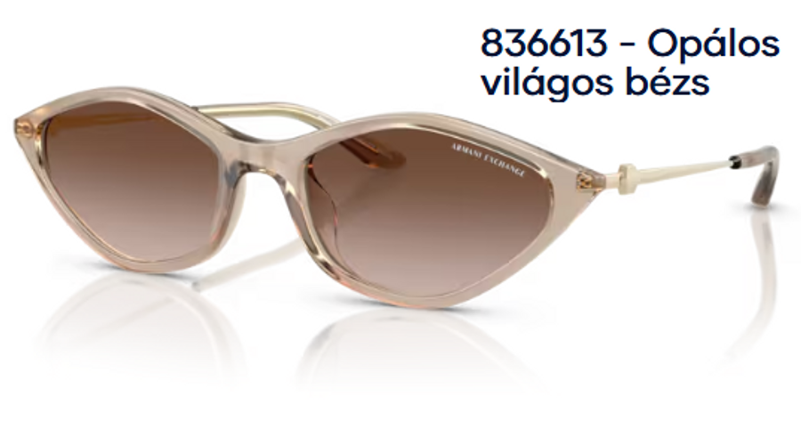 Image of Armani Exchange AX4152SU 836613 - Opálos világos bézs női napszemüveg