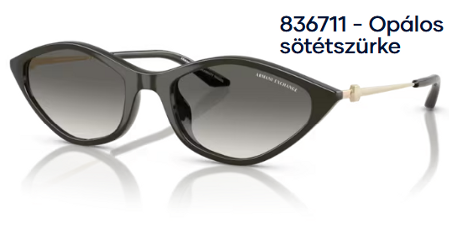 Image of Armani Exchange AX4152SU 836711 - Opálos sötétszürke női napszemüveg