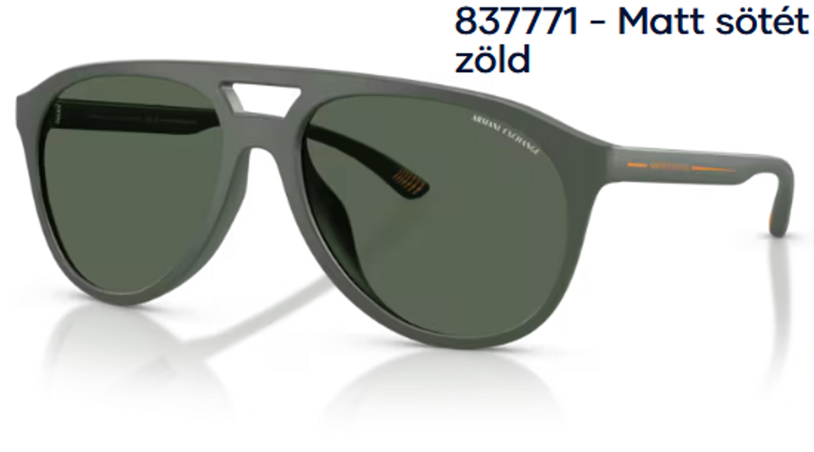 Image of Armani Exchange AX4156SU 837771 - Matt sötét zöld férfi napszemüveg