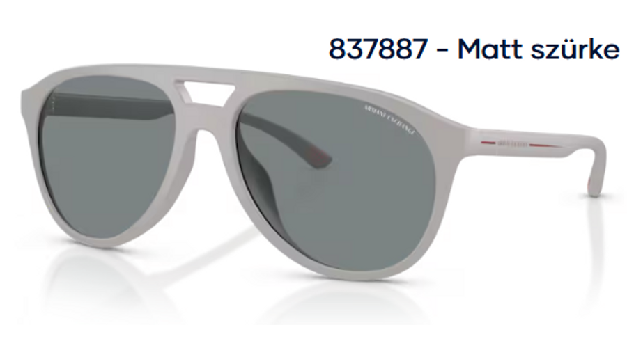 Image of Armani Exchange AX4156SU 837887 - Matt szürke férfi napszemüveg