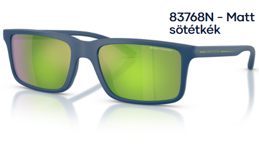 Image of Armani Exchange AX4157SU 83768N - Matt sötétkék férfi napszemüveg