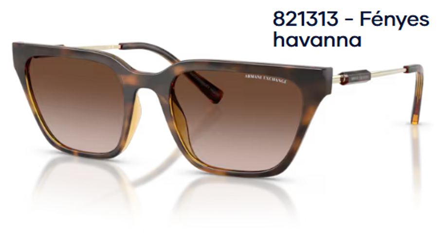 Image of Armani Exchange AX4158S 821313 - Fényes havanna női napszemüveg
