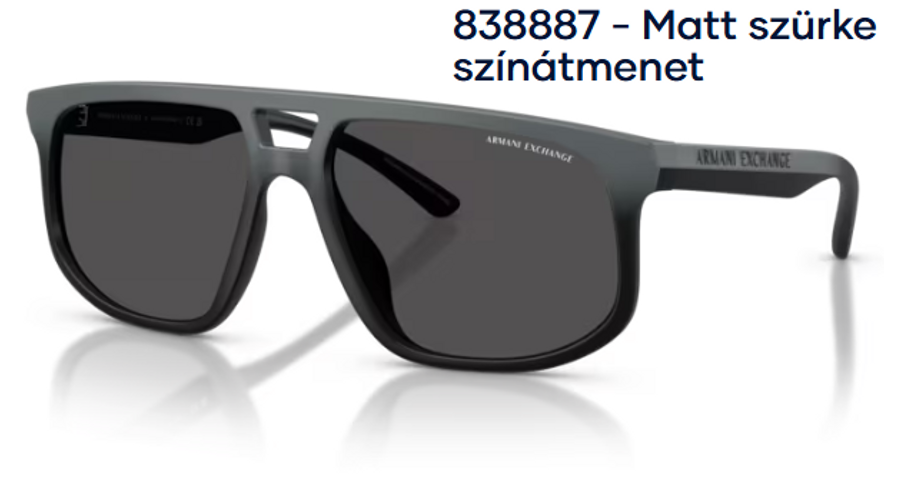 Image of Armani Exchange AX4161SU 838887 - Matt szürke színátmenet férfi napszemüveg