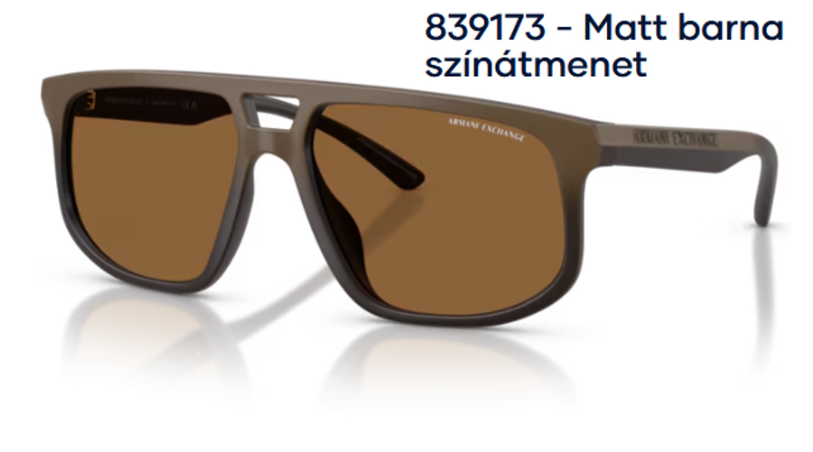 Image of Armani Exchange AX4161SU 839173 - Matt barna színátmenet férfi napszemüveg