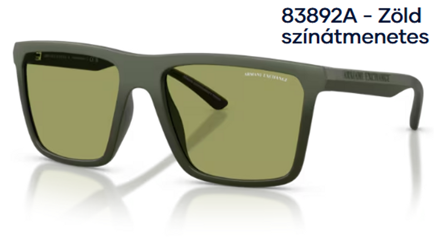 Image of Armani Exchange AX4162SU 83892A - Zöld színátmenetes férfi napszemüveg