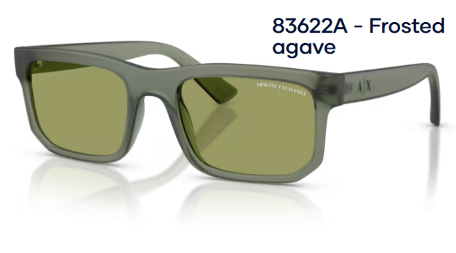 Image of Armani Exchange AX4165S 83622A - Frosted agave férfi napszemüveg