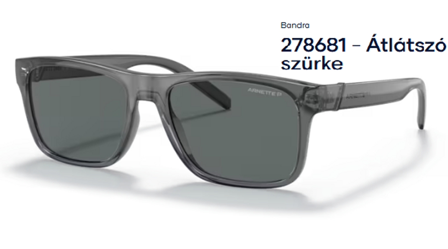 Image of ARNETTE AN4298 – Bandra 278681 - Átlátszó szürke polarizált férfi napszemüveg