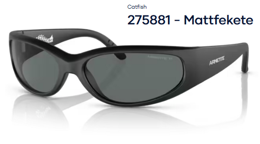 Image of ARNETTE AN4302 – Catfish 275881 - Mattfekete polarizált férfi napszemüveg