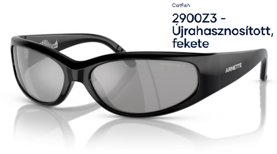 Image of ARNETTE AN4302 – Catfish 2900Z3 - Újrahasznosított, fekete polarizált férfi napszemüveg