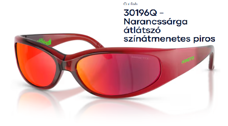 Image of ARNETTE AN4302 – Catfish 30196Q - Narancssárga átlátszó színátmenetes piros férfi napszemüveg