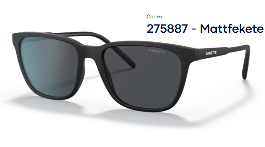 Image of ARNETTE AN4291 – Cortex 275887 - Mattfekete férfi napszemüveg