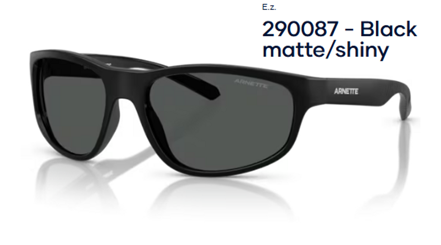 Image of ARNETTE AN4351 - E.z. 290087 - Black matte/shiny férfi napszemüveg