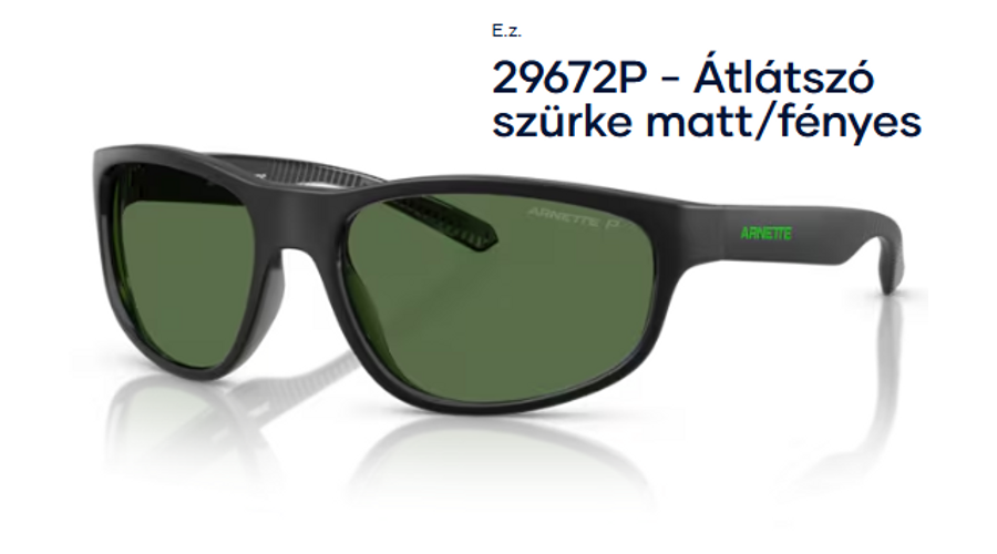 Image of ARNETTE AN4351 - E.z. 29672P - Átlátszó szürke matt/fényes polarizált férfi napszemüveg