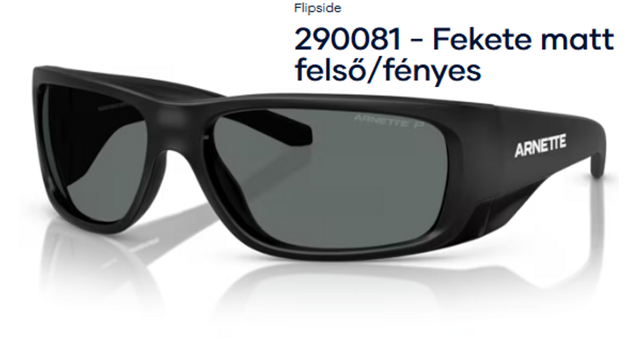 Image of ARNETTE AN4345 – Flipside 290081 - Fekete matt felső/fényes polarizált férfi napszemüveg