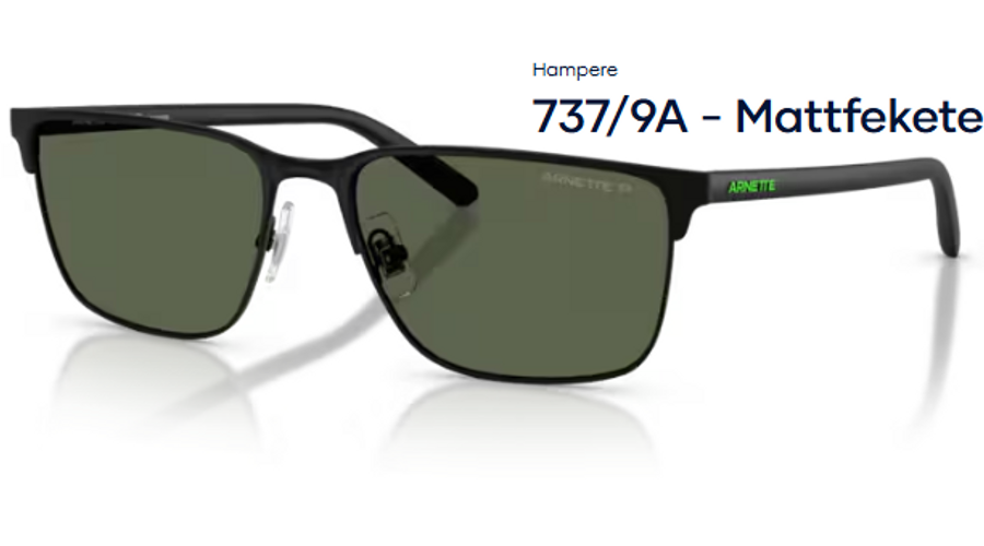 Image of ARNETTE AN3094 – Hampere 737/9A - Mattfekete polarizált férfi napszemüveg