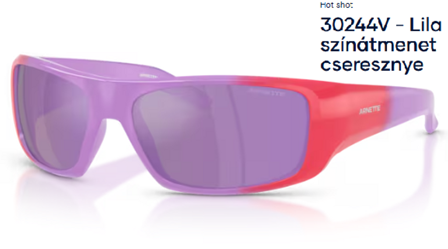 Image of ARNETTE AN4182 - Hot shot 30244V - Lila színátmenet cseresznye férfi napszemüveg