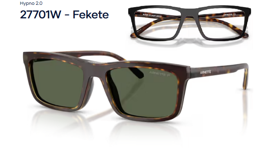 Image of ARNETTE AN4333 - Hypno 2.0 27701W - Fekete férfi napszemüveg