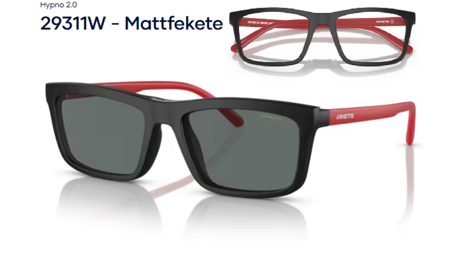 Image of ARNETTE AN4333 - Hypno 2.0 29311W - Mattfekete férfi napszemüveg