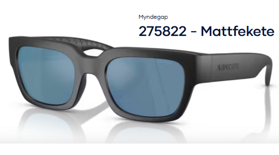Image of ARNETTE AN4354 – Myndegap 275822 - Mattfekete polarizált férfi napszemüveg
