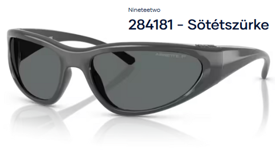 Image of ARNETTE AN4352 - Nineteetwo 284181 - Sötétszürke polarizált férfi napszemüveg