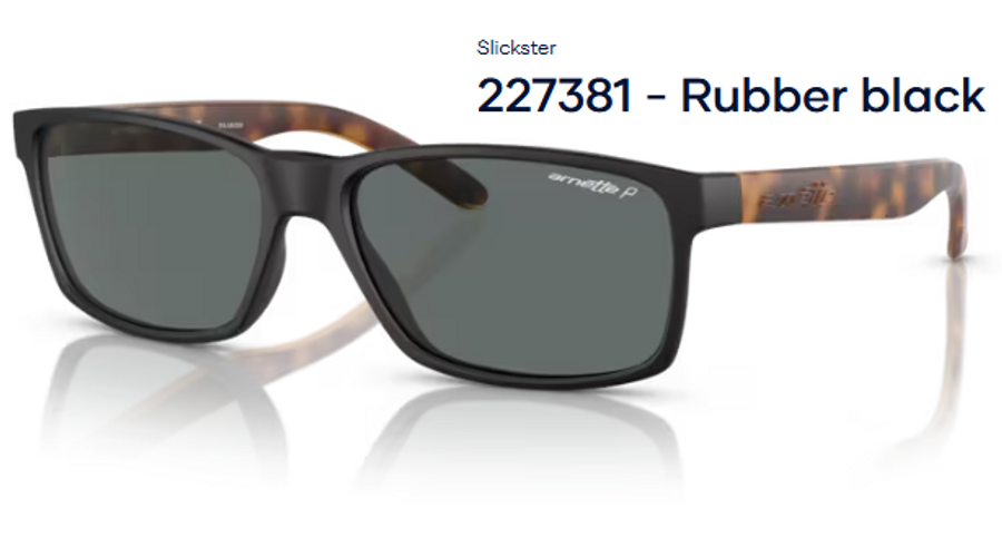 Image of ARNETTE AN4185 – Slickster 227381 - Rubber black polarizált unisex napszemüveg