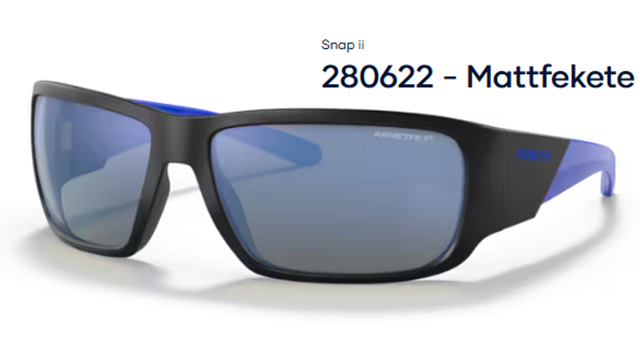 Image of ARNETTE AN4297 - Snap ii 280622 - Mattfekete polarizált unisex napszemüveg