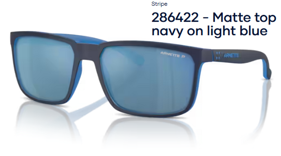 Image of ARNETTE AN4251 – Stripe 286422 - Matte top navy on light blue polarizált férfi napszemüveg