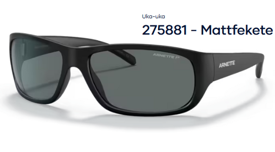 Image of ARNETTE AN4290 - Uka-uka 275881 - Mattfekete polarizált férfi napszemüveg