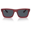 Kép 5/5 - RAY BAN  RB4396 WARREN 667987 - Áttetsző piros NAPSZEMÜVEG