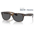 Kép 1/5 - RAY BAN RB2132 NEW WAYFARER 865/B1 - Havana NAPSZEMÜVEG