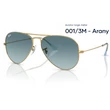 Kép 1/5 - RAY BAN RB3025 AVIATOR LARGE METAL 001/3M - Arany NAPSZEMÜVEG