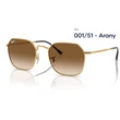 Kép 1/5 - RAY BAN RB3694 JIM 001/51 - Arany NAPSZEMÜVEG