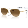 Kép 1/5 - RAY-BAN RB3733 001/M2 - Arany NAPSZEMÜVEG